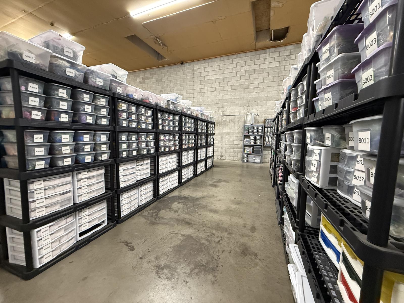 1.5 Million Piece BrickLink Store with Storage, Packing Materials, Equipment, and Bulk