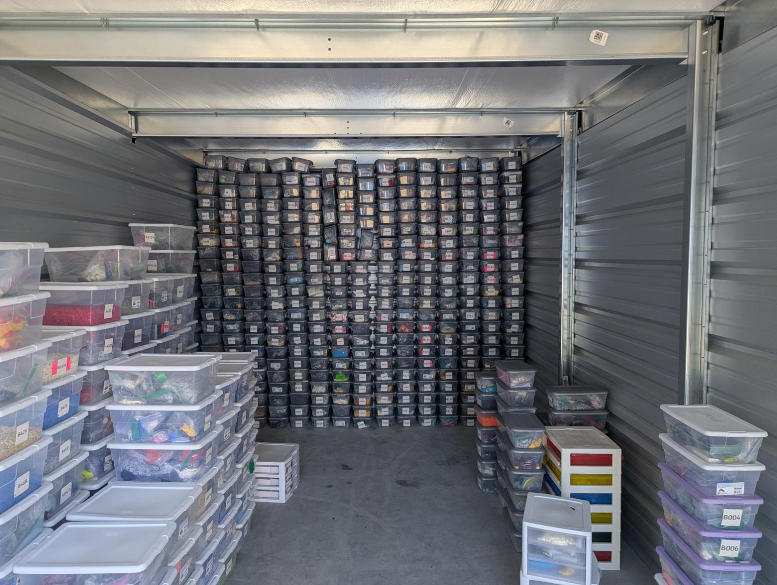 1.5 Million Piece BrickLink Store with Storage, Packing Materials, Equipment, and Bulk