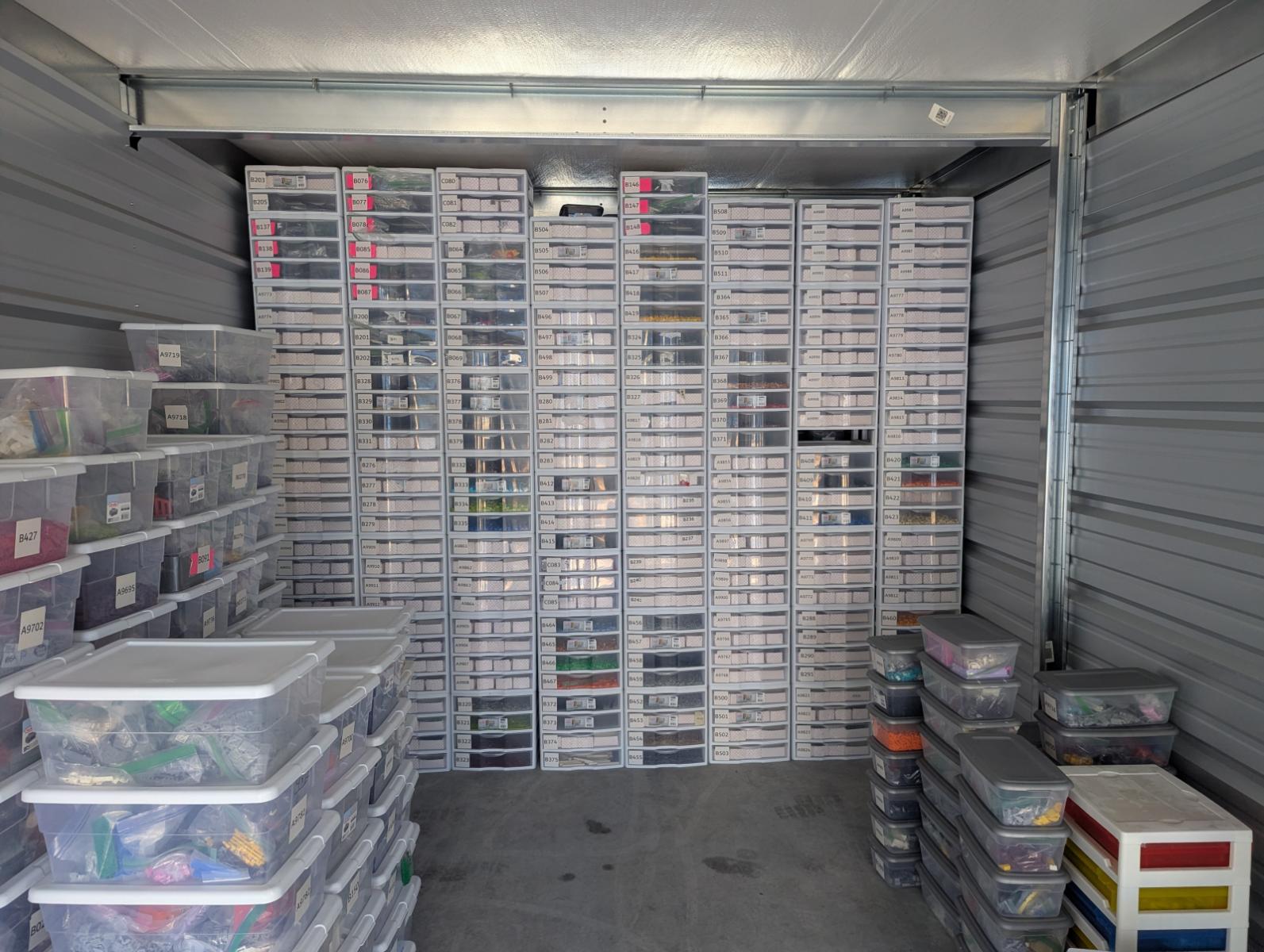1.5 Million Piece BrickLink Store with Storage, Packing Materials, Equipment, and Bulk