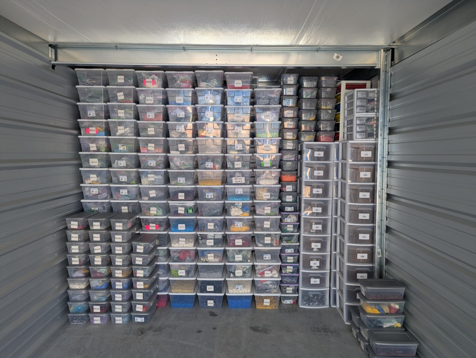 1.5 Million Piece BrickLink Store with Storage, Packing Materials, Equipment, and Bulk
