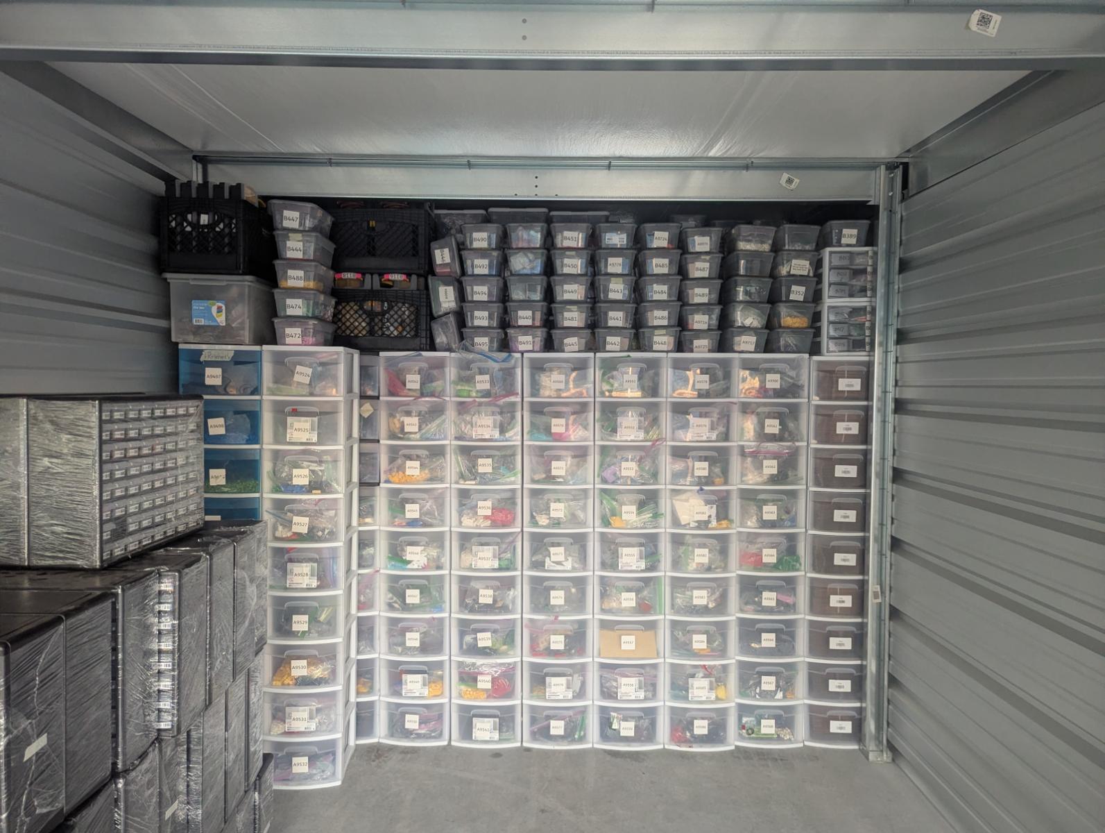 1.5 Million Piece BrickLink Store with Storage, Packing Materials, Equipment, and Bulk