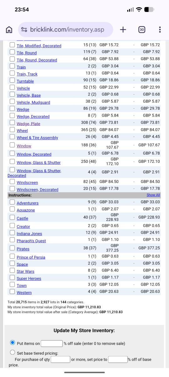Something about bricks bricklink store 
