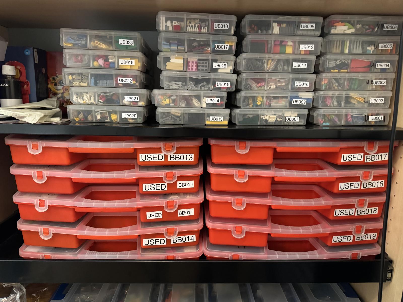 Sorted and Catalogued Used Stock with storage - 5535 Lots with 31563 parts - Based in Johannesburg, South Africa