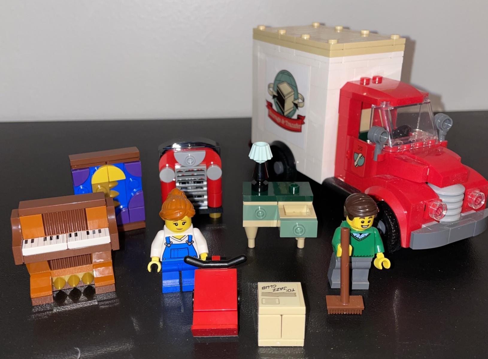 LEGO Yellow Delivery Truck & Moving Truck