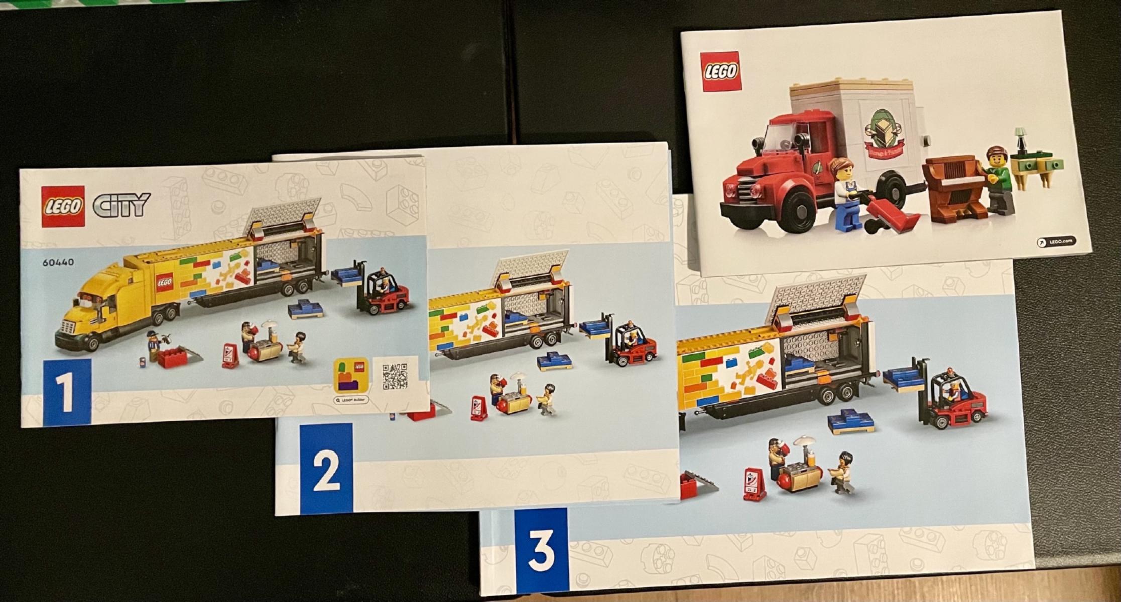 LEGO Yellow Delivery Truck & Moving Truck