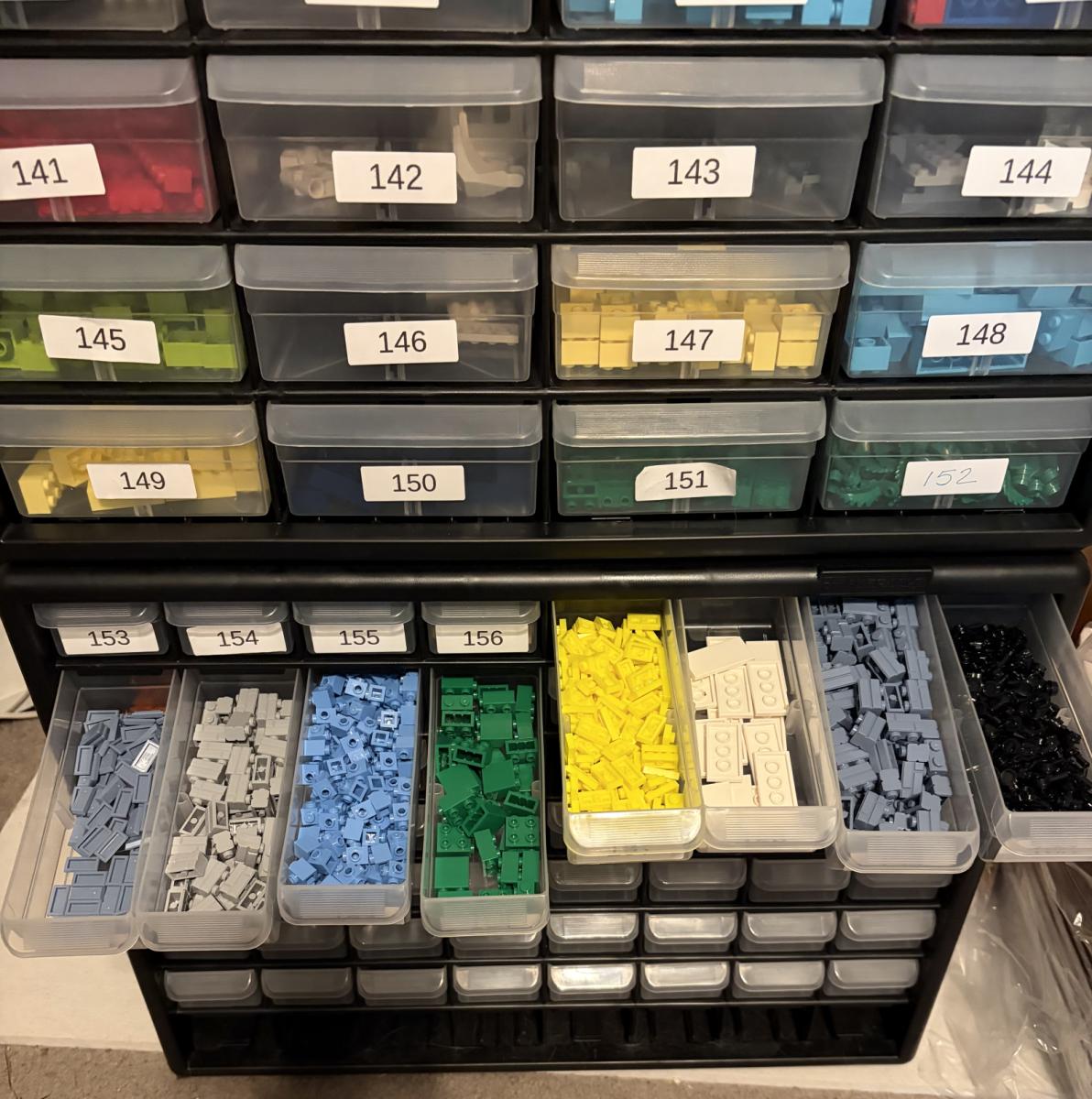 Complete BrickLink LEGO Parts Inventory with Storage