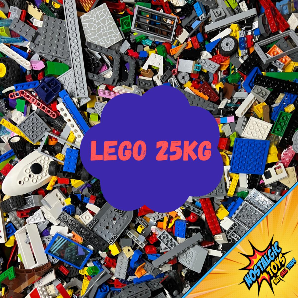 25KG Genuine LEGO® Bulk Mixed Pieces - Multiple Available